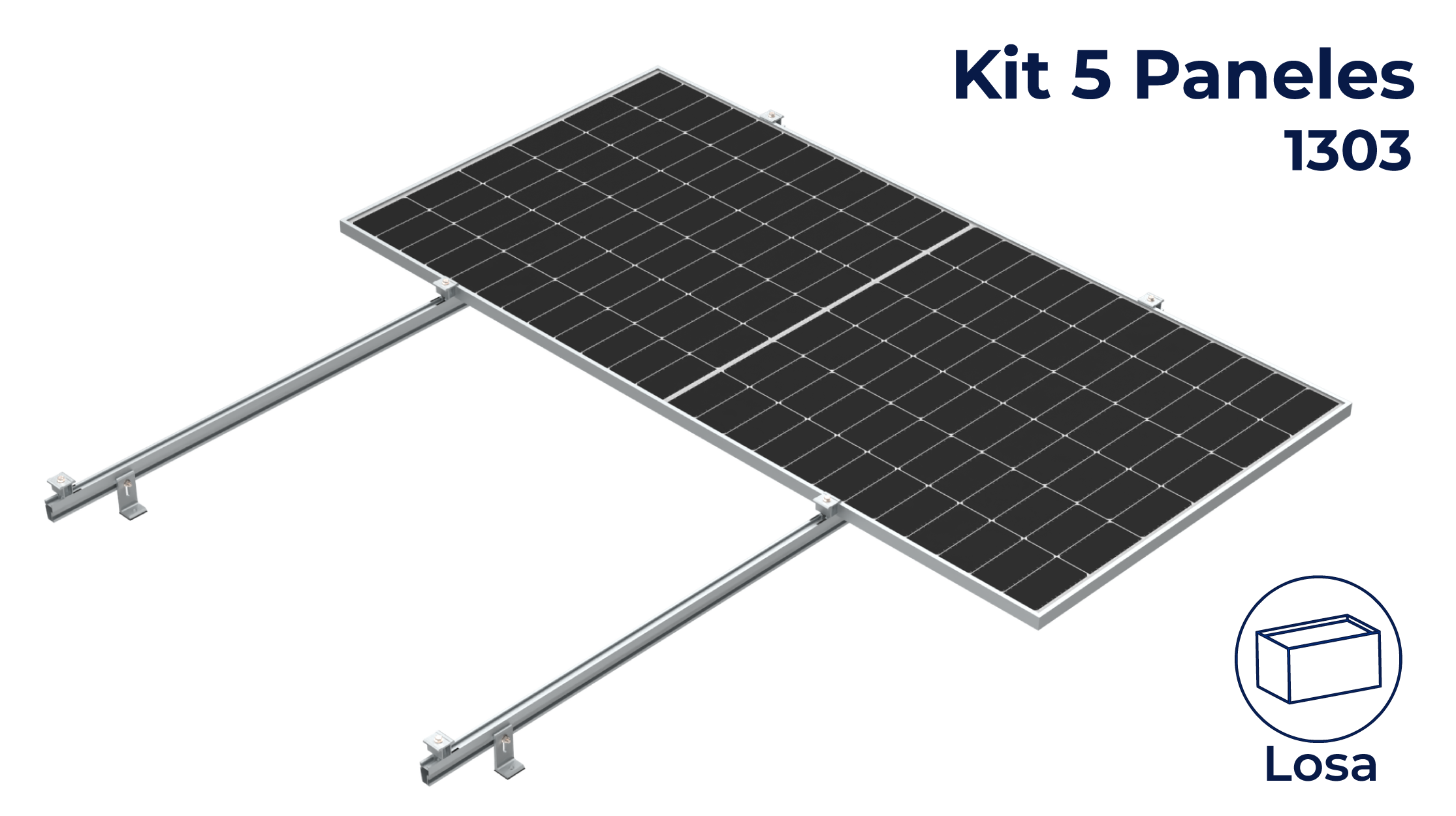 Kit Nxt-Rx para 5 paneles a 0° hasta 1303mm