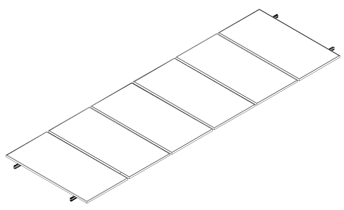 Kit Nxt-Rx para 6 paneles a 0° hasta 1303mm