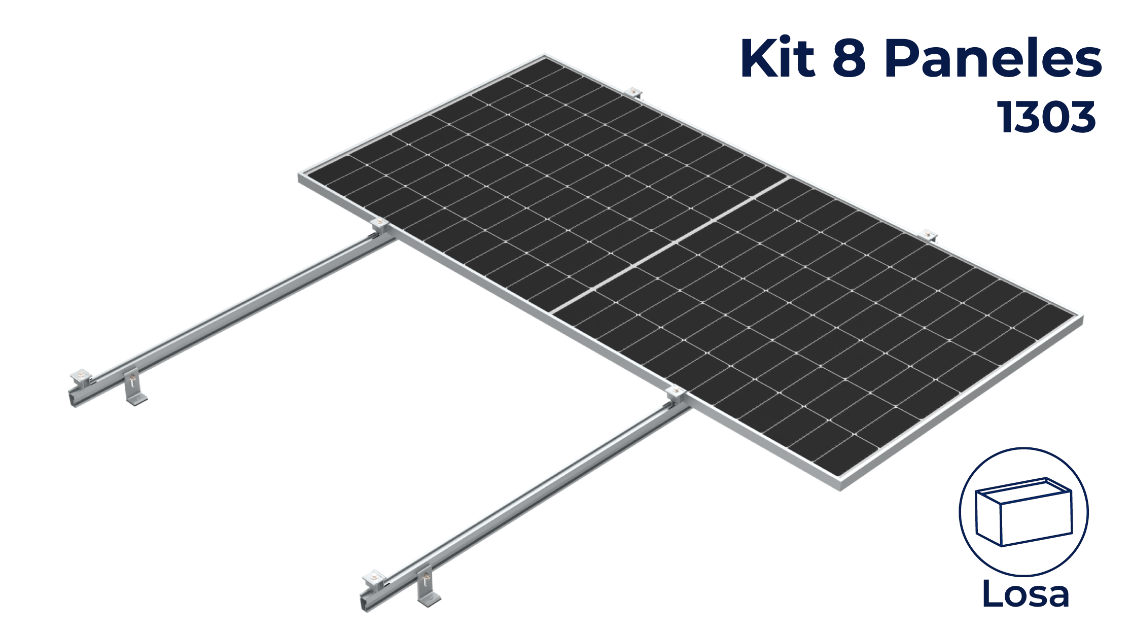 Kit Nxt-Rx para 8 paneles a 0° hasta 1303mm