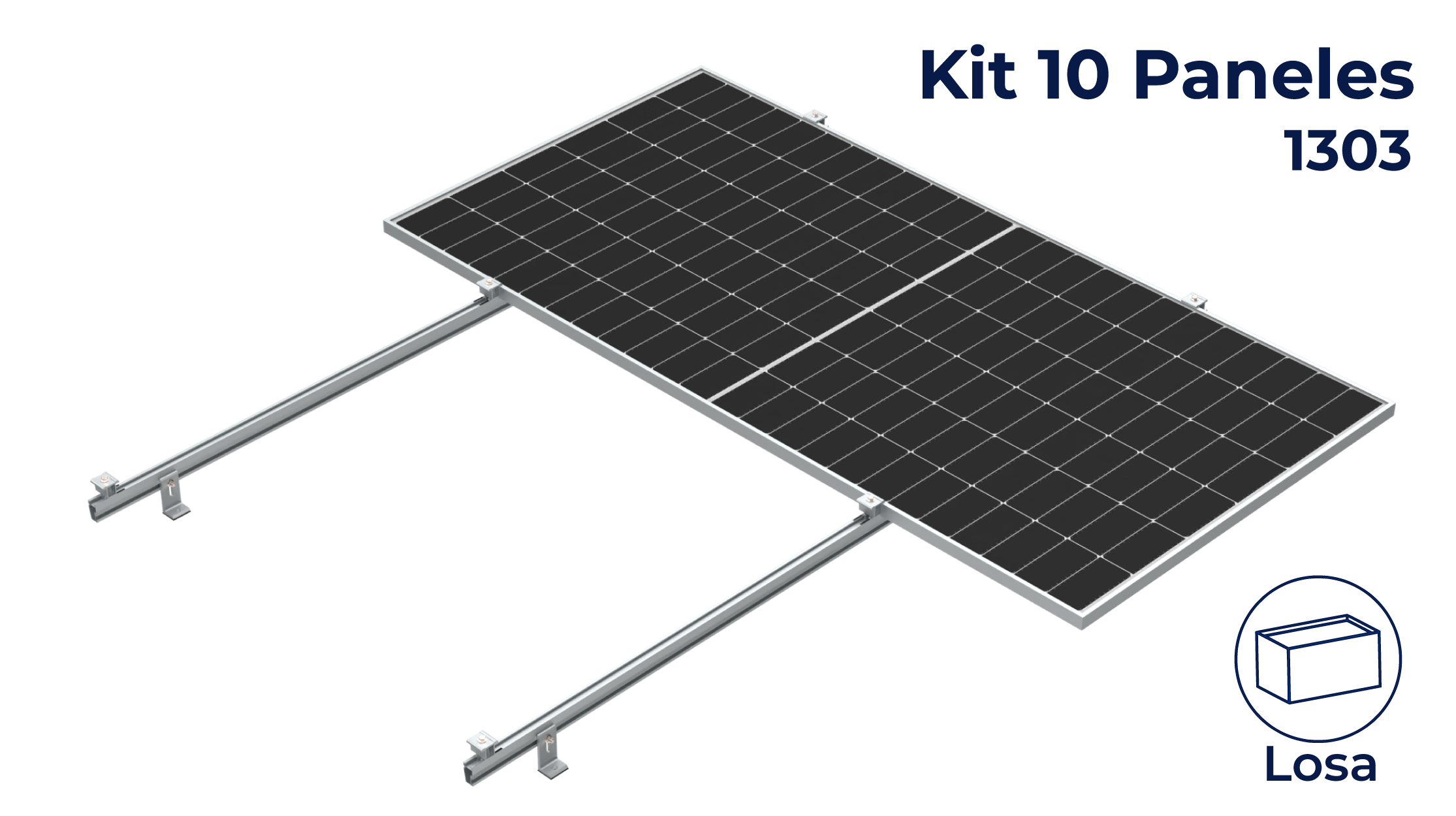 Kit Nxt-Rx para 10 paneles a 0° hasta 1303mm