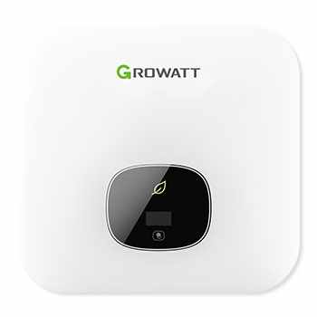 Inversor Growatt de 5kW, 2 fases a 240V, 2 MPPT con antena Wifi integrada y 10 años de garantía.