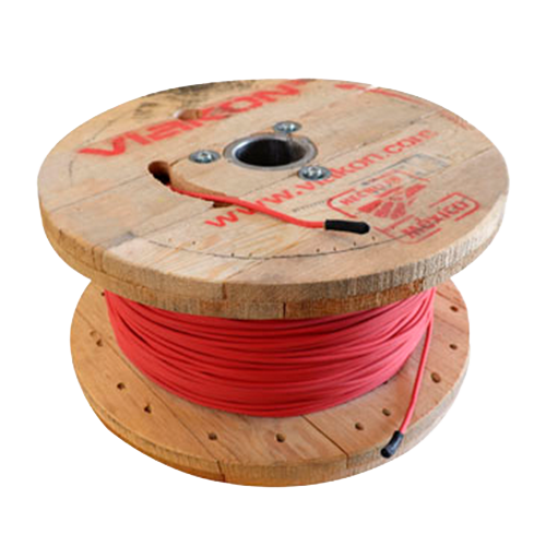 Cable Fotovoltáico rojo Viakon de 49 hilos, carrete 500 mts 8 AWG 2000V