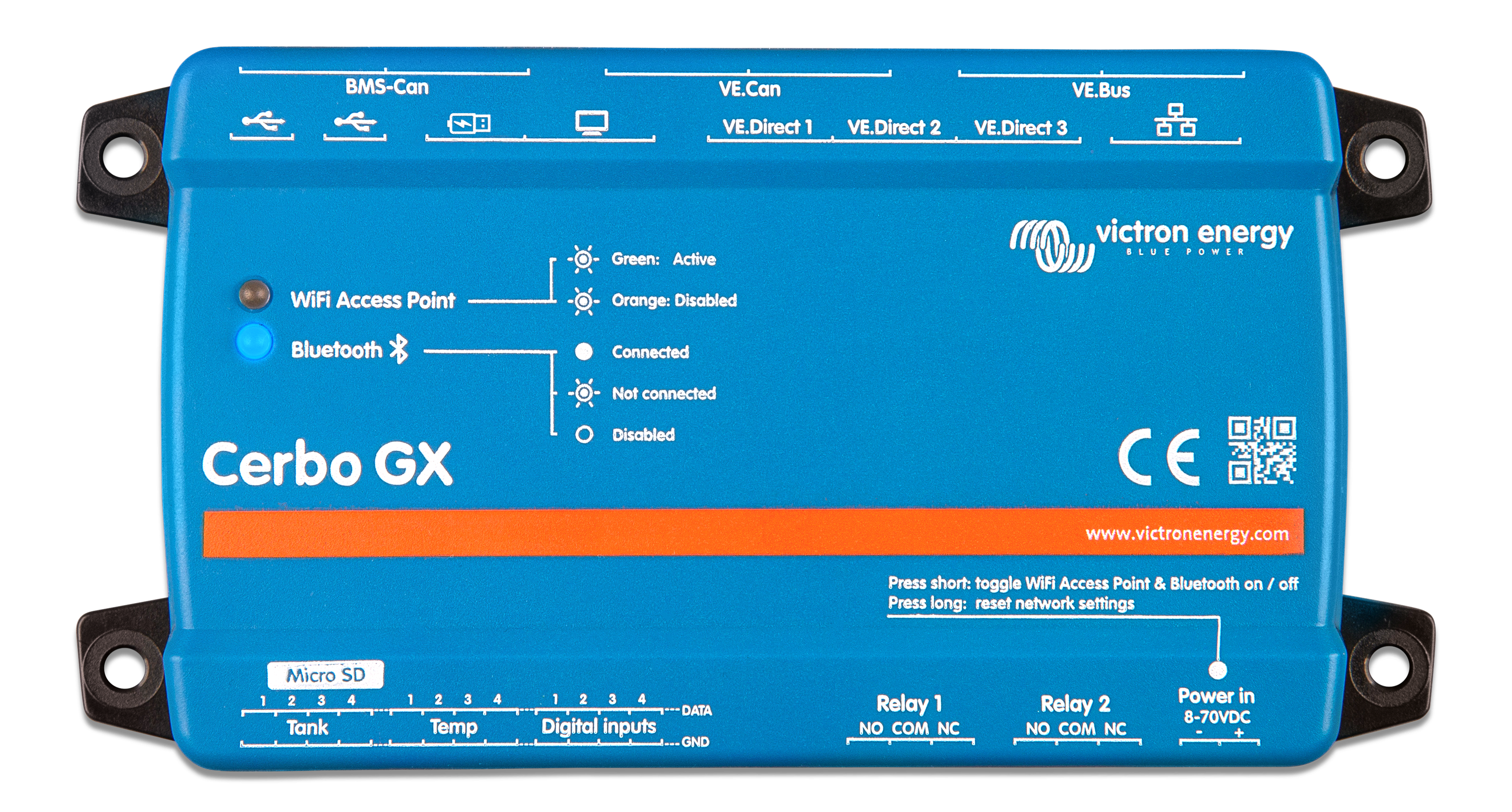 Centro de control y comunicaciones Cerbo GX MK2
