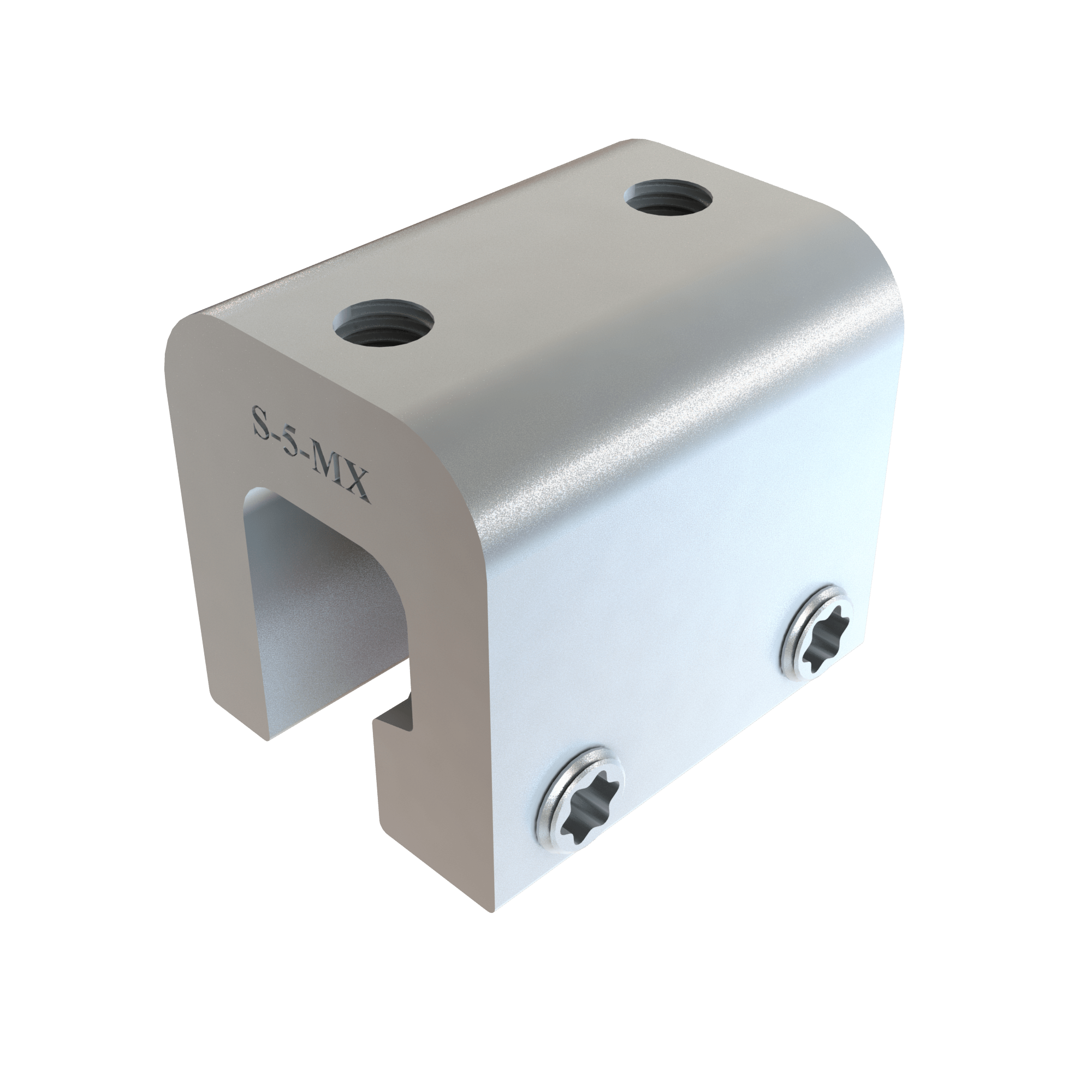 Abrazadera S-5-MX para fijación en lámina engargolada KR-18, KR-24