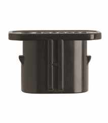 Tapa selladora hembra para cada conector no utilizado