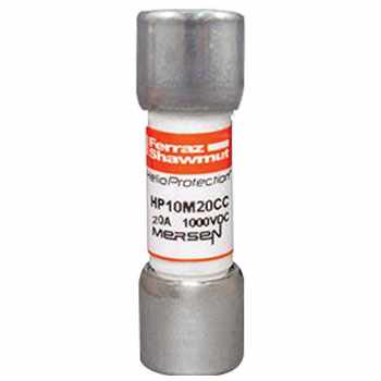 Caja con 10 Fusibles Mersen de 20A @1000Vdc 10x38mm