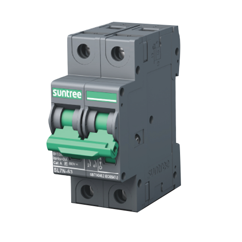 Interruptor en DC suntree 2 polos 20A 500V con polaridad