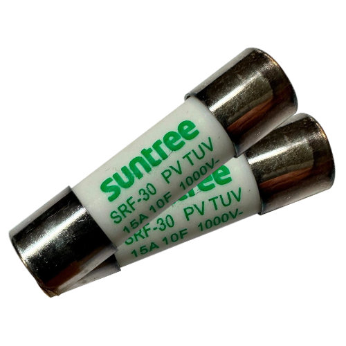 Caja con 10 fusibles Suntree de 20A 1000 Vdc 10x38mm