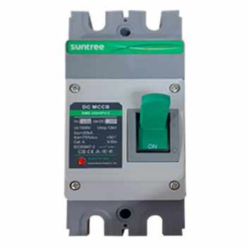 Interruptor DC Suntree 2 polos 250A 1200V con polaridad