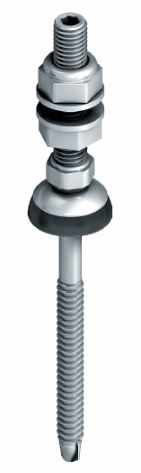 Tornillo auto-taladrante solar p/techos metalicos, de 85 mm.