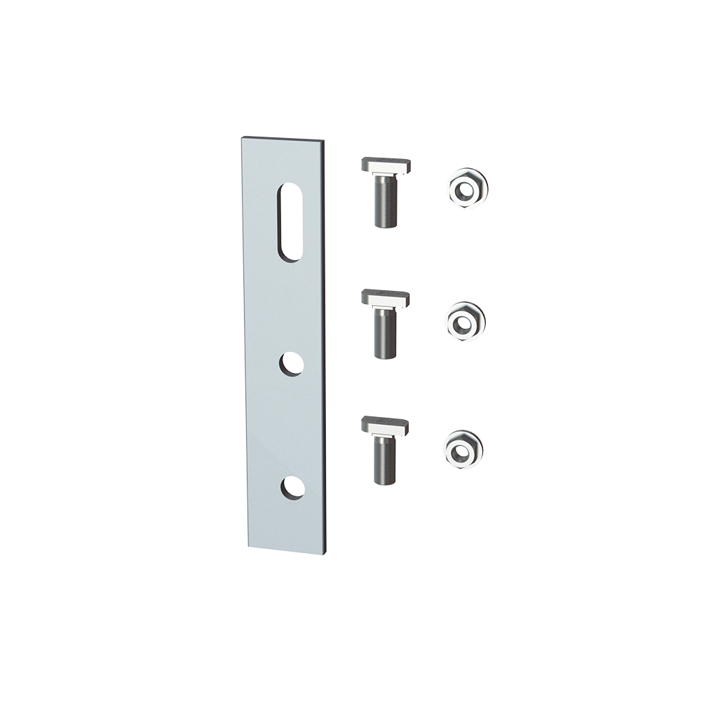 Conector para CrossRail con inclinación fija.