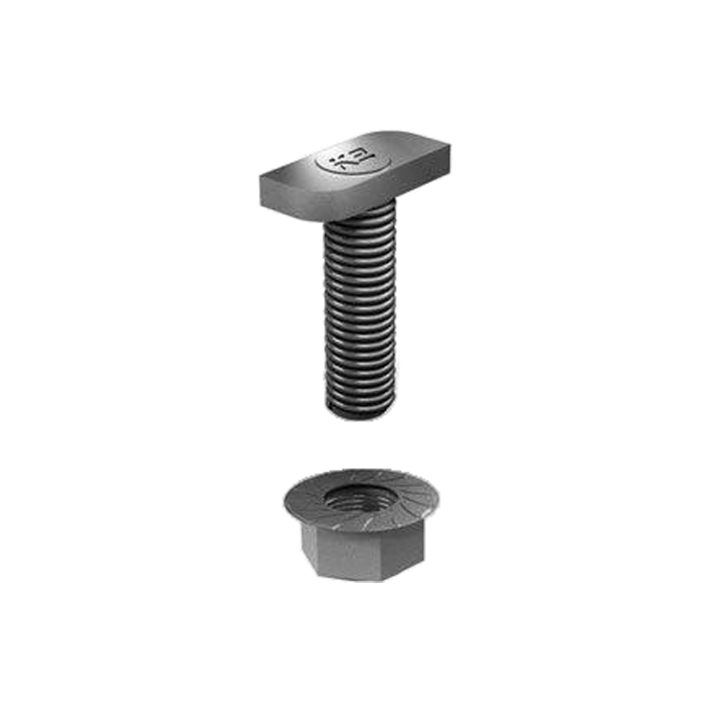 Tornillo T-Bolt de 13X25mm con tuerca, para CrossRail.
