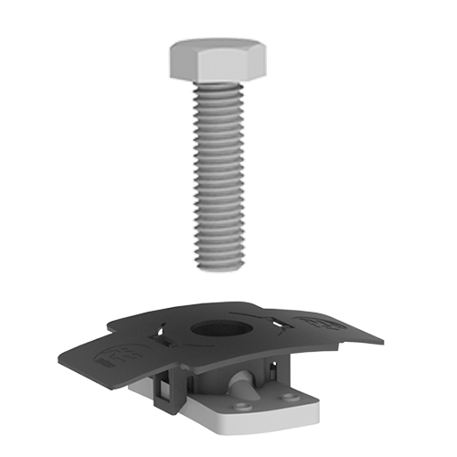 Conector de microinversores , optimizadores y accesorios para CrossRail.