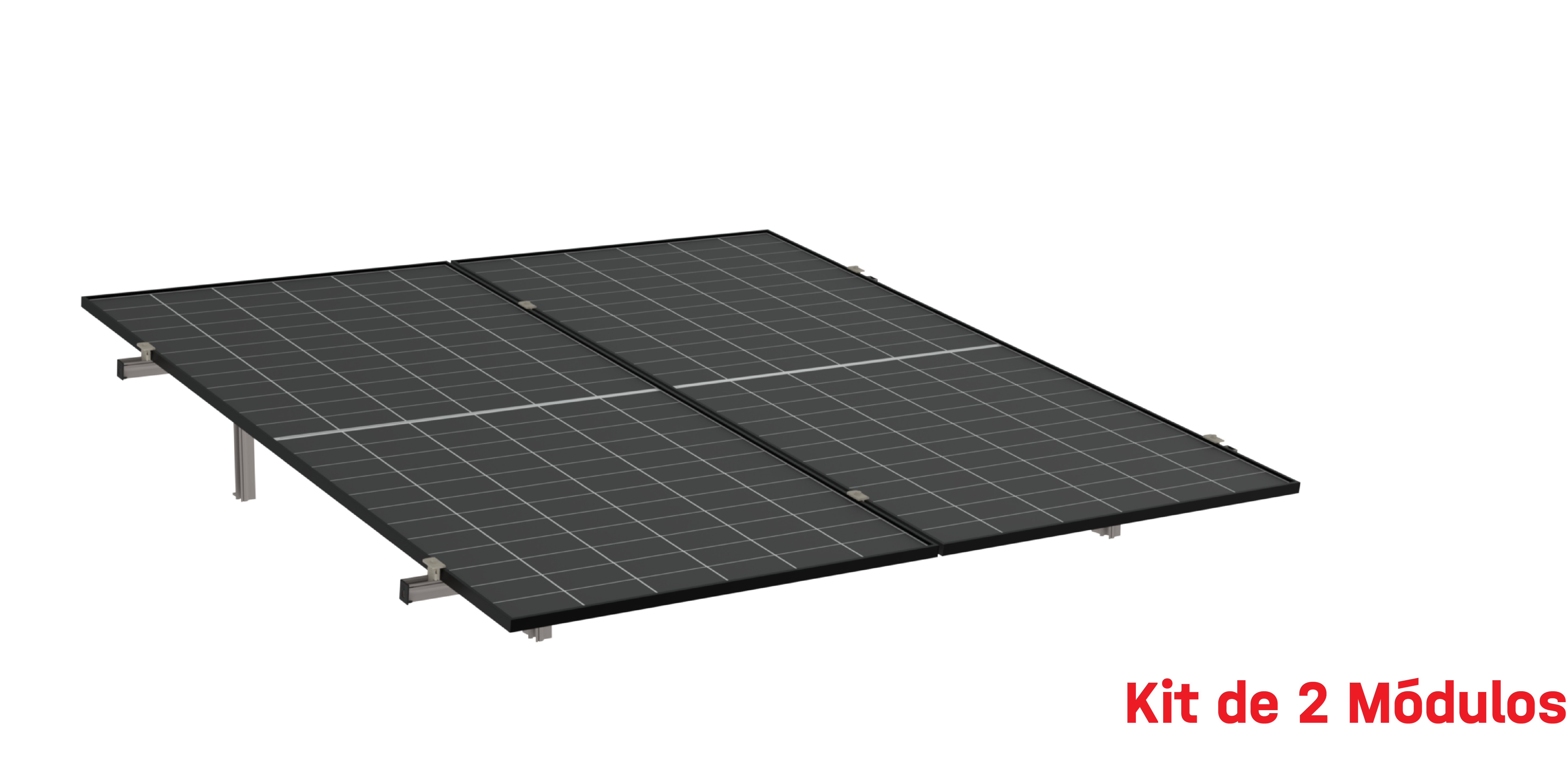 Kit de K2 para 2 paneles a 24° hasta 1303mm - 160km/h