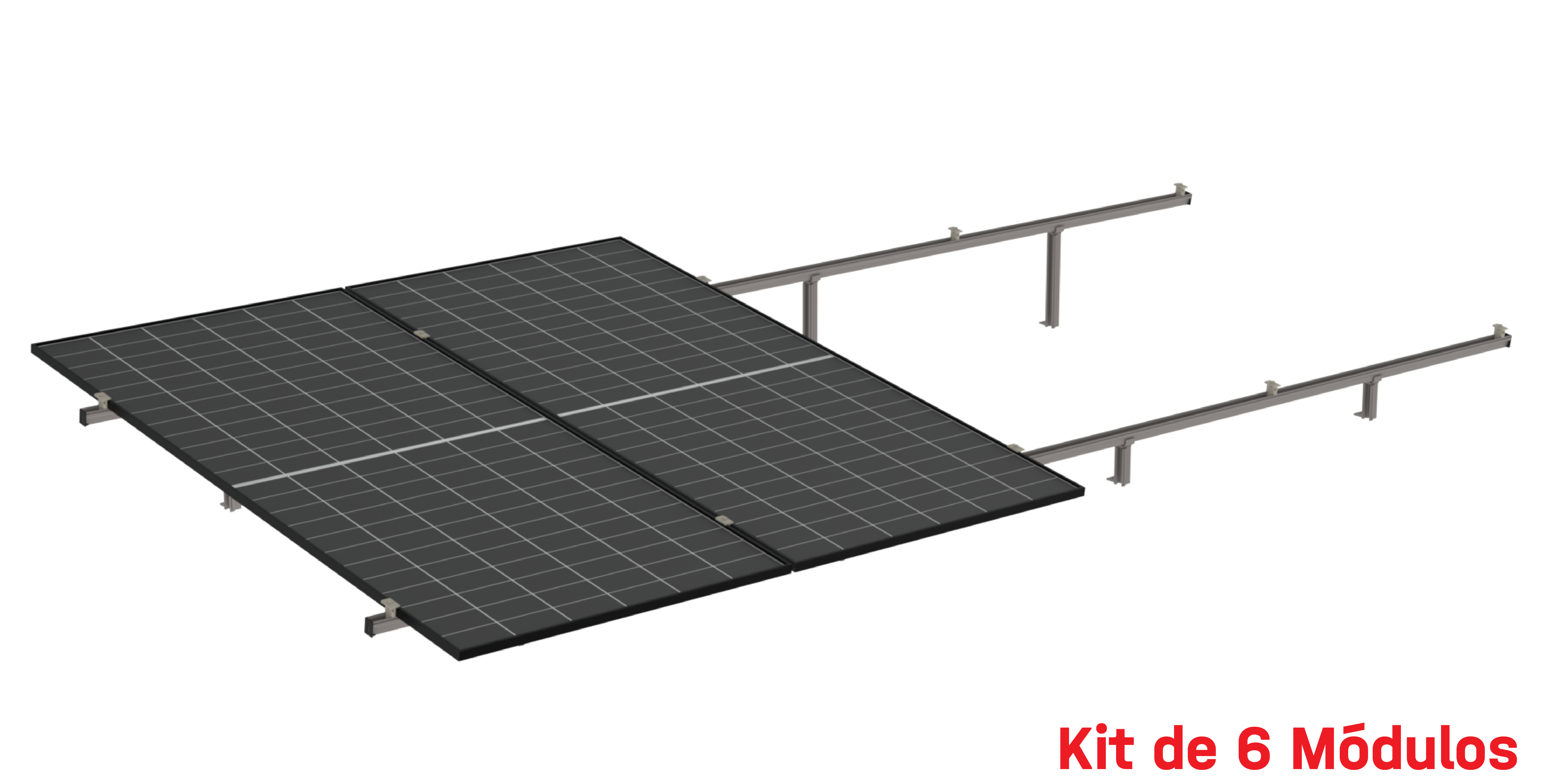 Kit de K2 para 6 paneles a 24° hasta 1134mm - 190km/h