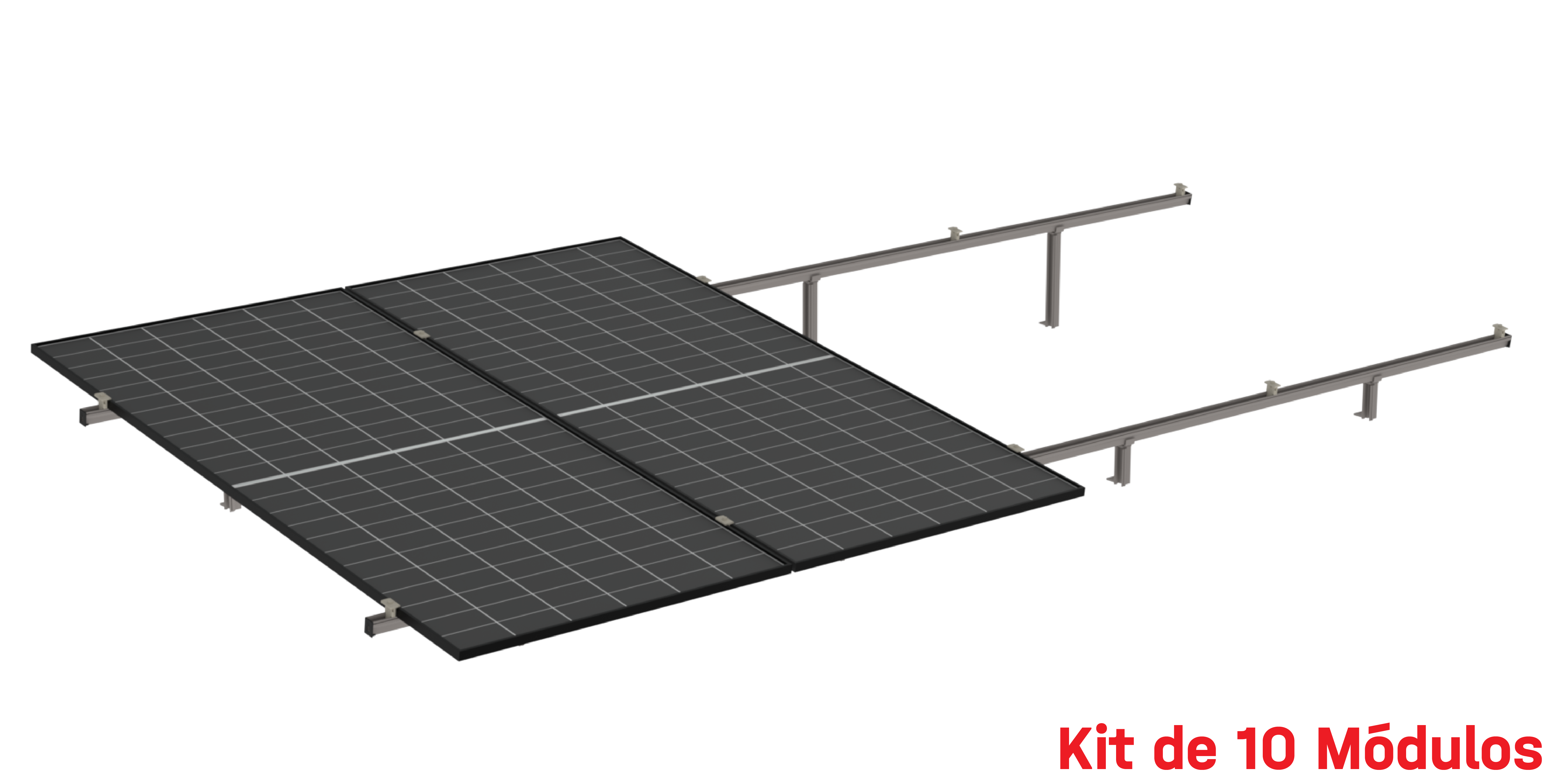 Kit de K2 para 10 paneles a 16° hasta 1134mm - 160km/h