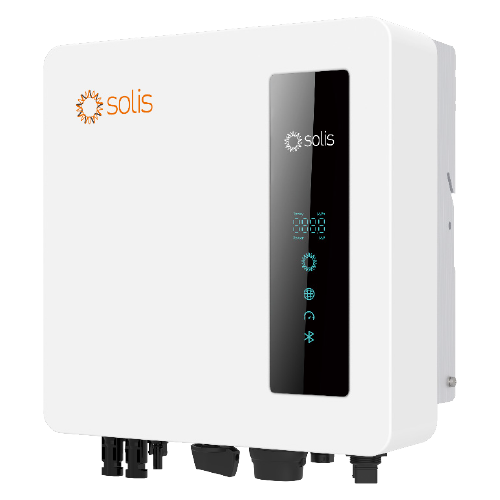 Inversor Solis de 3.6kW a 220V, 2 MPPT, 2 fases, incl. DC Disconnect.