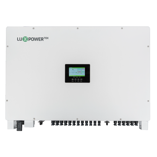 Convertidor LUXPOWER DC-DC, 200kWp de entrada FV Max y 100kW de salida, 24 MPPT´s, monitoreo 24/7