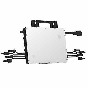 Micro inversor Hoymiles de 2000W 4T con corriente máxima de entrada FV de 16A.