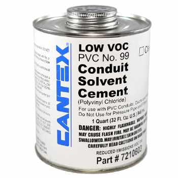 Cemento para tubo Conduit de PVC de 946 ml