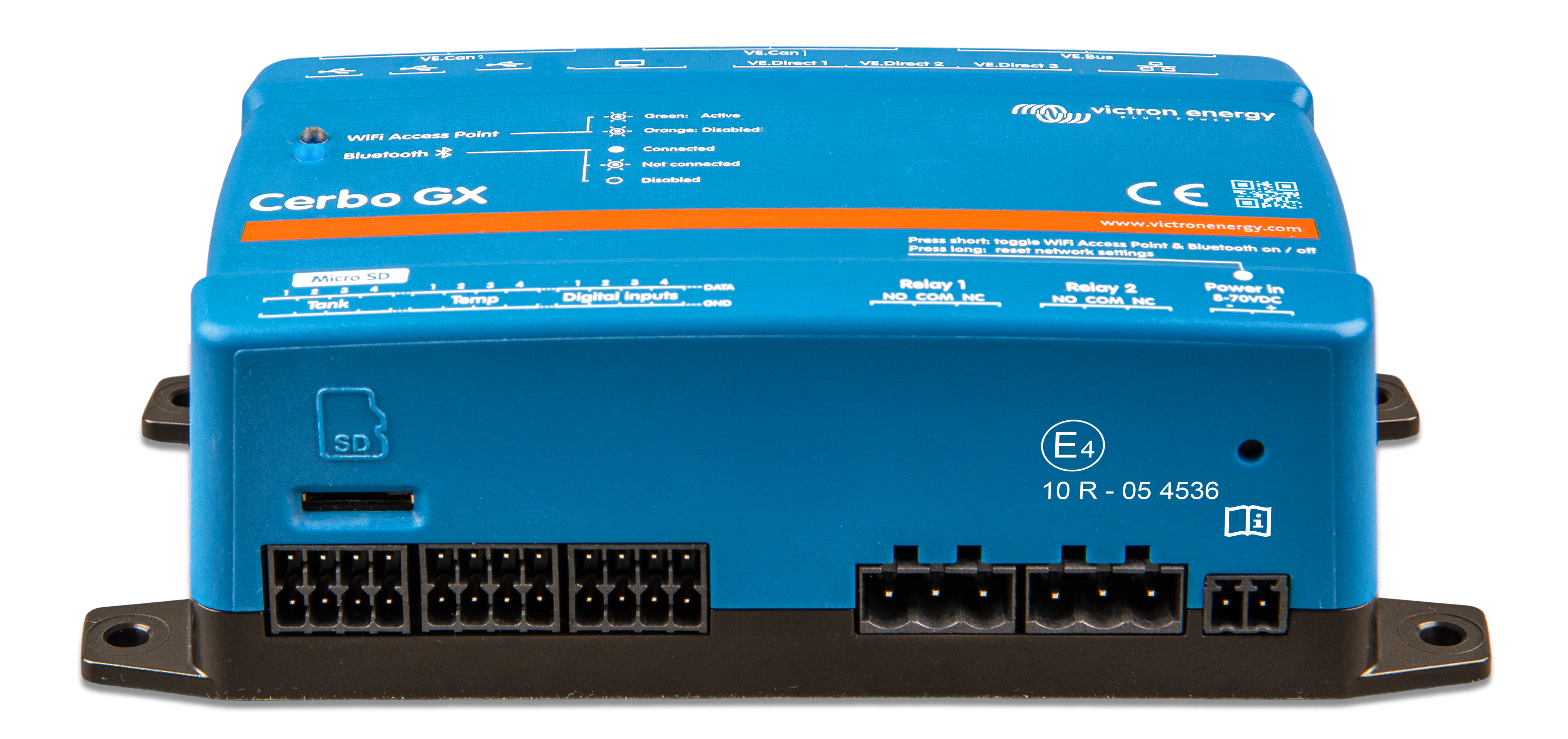 Victron Cerbo GX MK2 con interfaces VE.Can 1 y VE.Can 2