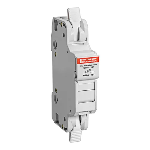 Portafusible Mersen USGM1HEL de un polo con terminales de resorte