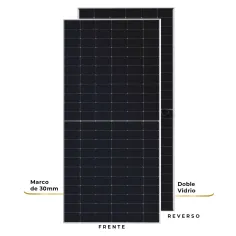 Panel solar CONNERA 630 W bifacial tipo N